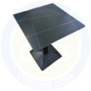 Marble Table 60 x 60cm in Black