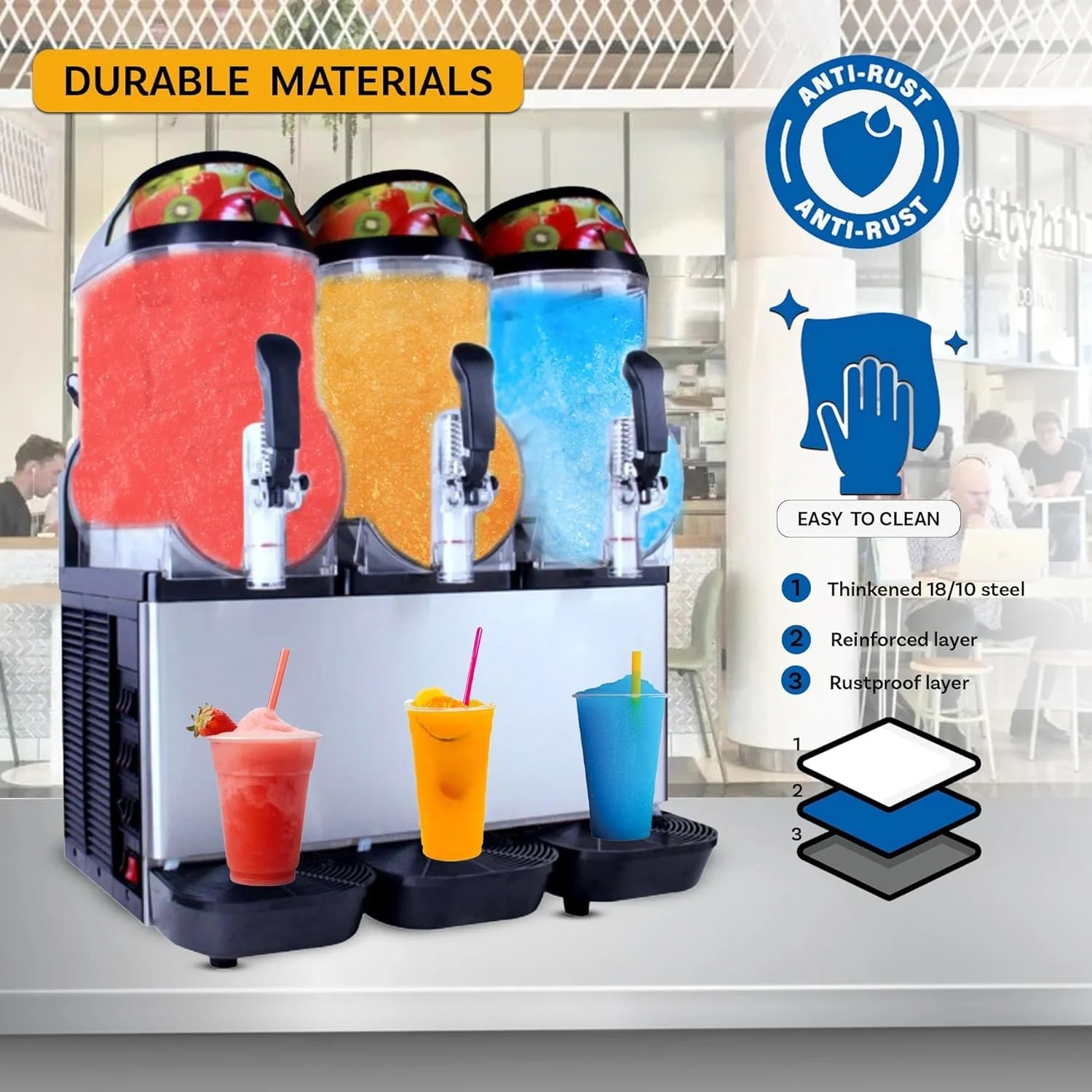 3 Tank Slush Machine - XC336 - Image 5