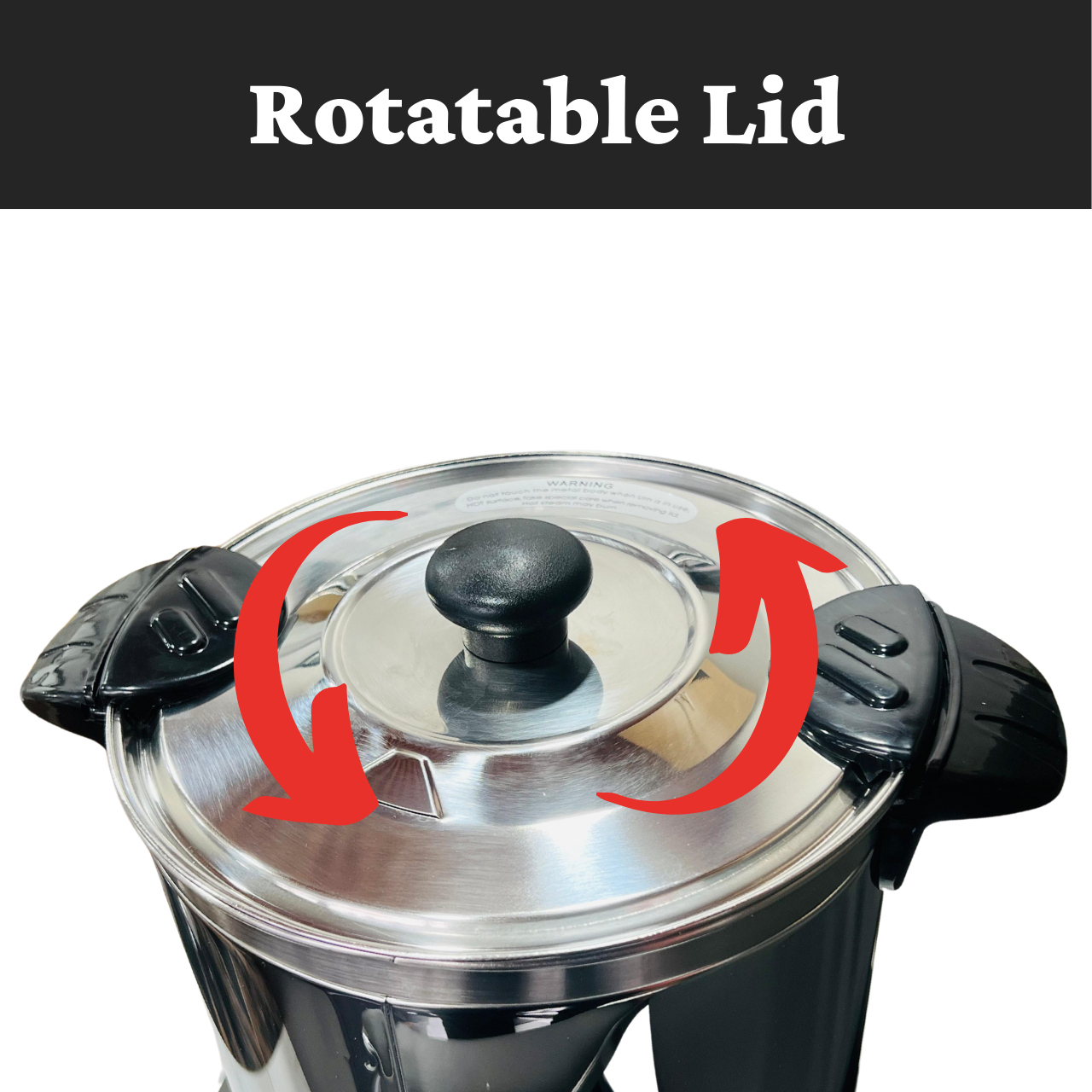 CVS Stainless Steel Electric Catering Urn - Water Boiler - Tea Urn Kettle - Water Level Indicator - Anti-drip Tap - Temperature Control - Image 5