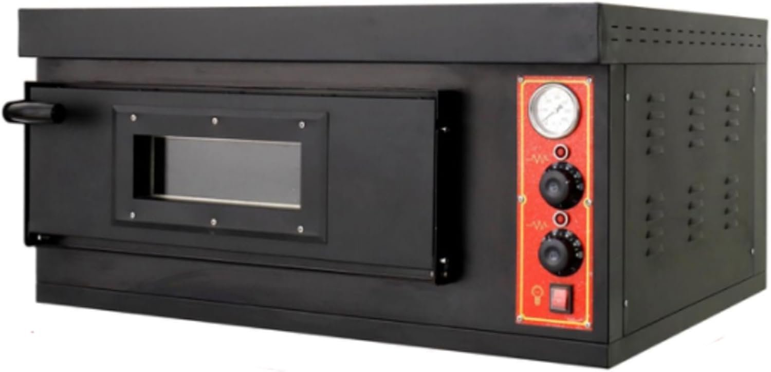 Commercial Gas Pizza Oven Outdoor, 60 x 90 x 15 cm Spacious Chamber, High-Temperature Range 600?C, Efficient Natural Gas Operation