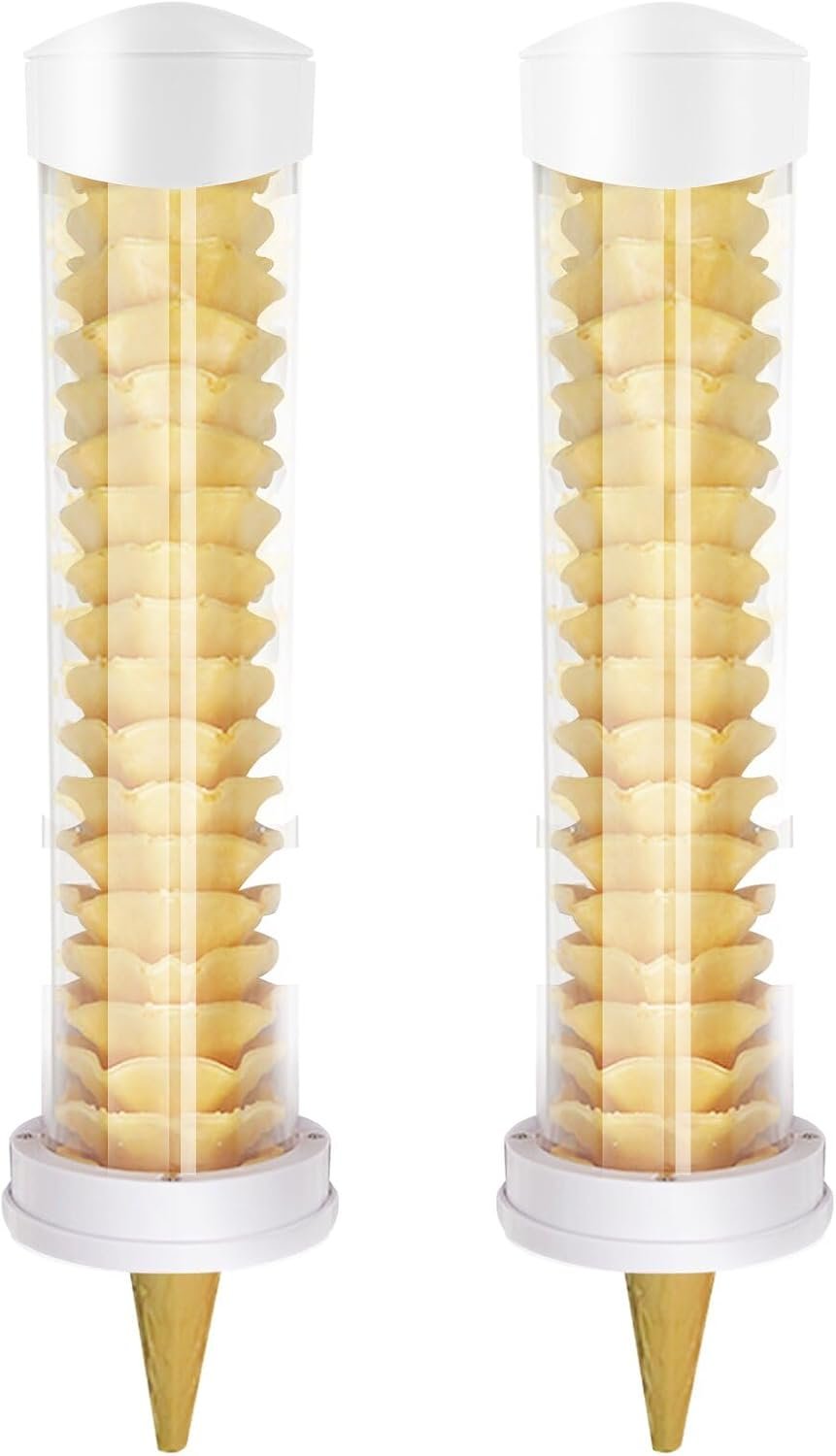 Ice Cream Cone Storage Dispenser Reusable Plastic Ice Cream Cone Holder - Image 9