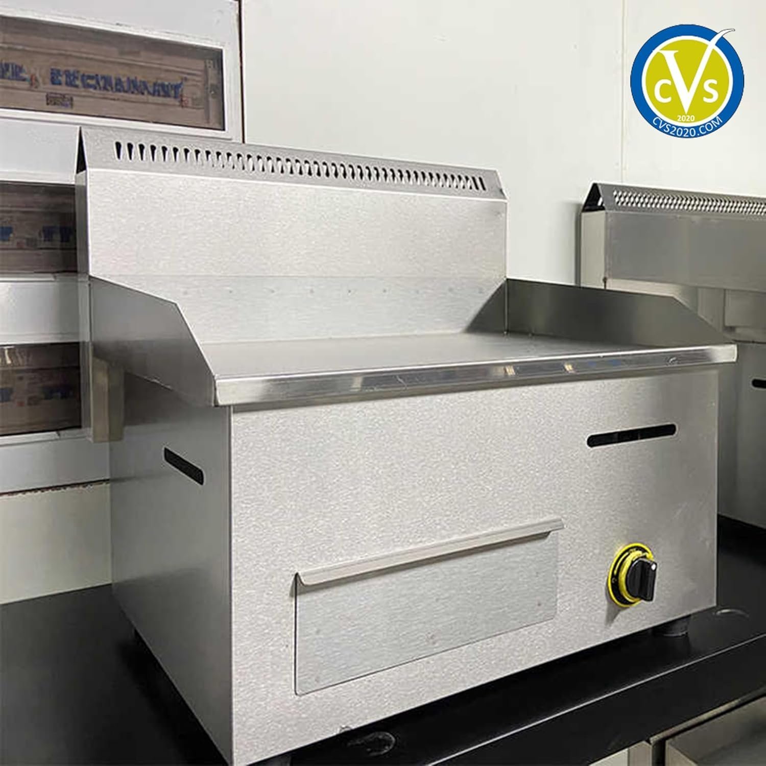 Commercial Gas Griddle – Single Burner, 50°C to 300°C Adjustable Temperature, Durable and Energy-Efficient - Image 3