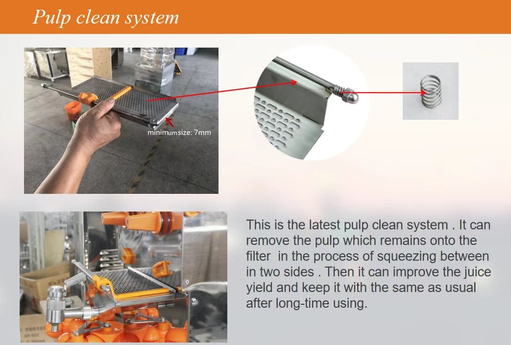 Commercial Automatic Orange Juicer Machine NS2000B-1 ? 40 Oranges/Min ? Stainless Steel ? With Counting Screen & Sensor - Image 3