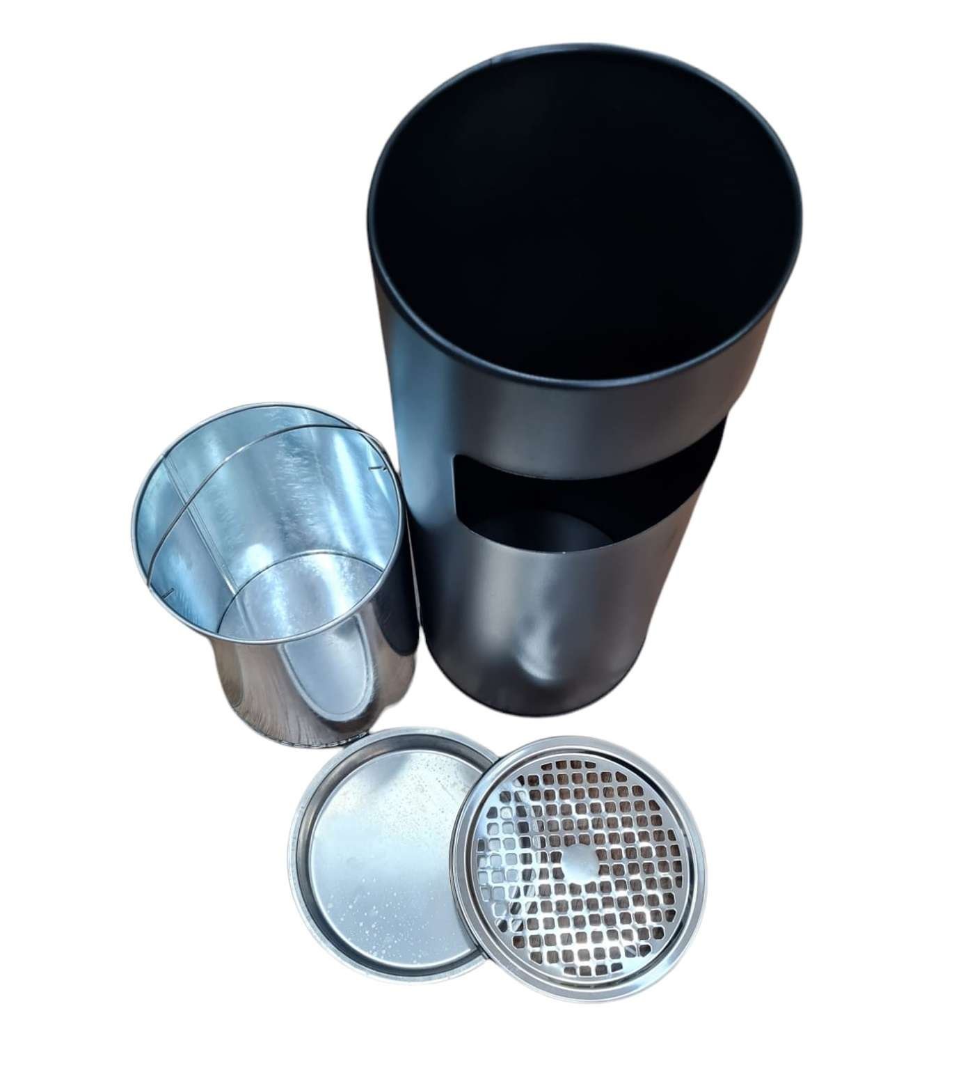 30 Litre Outdoor/Indoor Litter Bin with Stainless Steel Ashtray Lid in VARIOUS COLOURS - Image 10