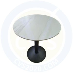 MARBLE TABLE 60cm Round in Black or White