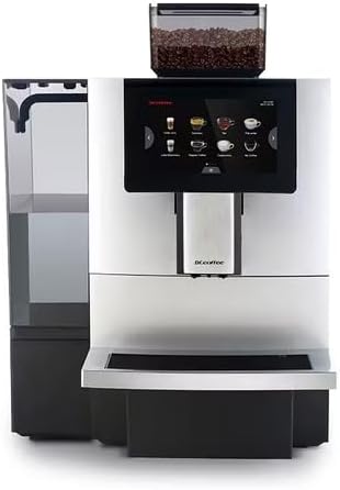 F11 Big Commercial One-Touch Milk Coffee Machine 8L Tank, 100 Cups/Day 1500W– 7” Touchscreen, 9-Grade Adjustable Grinder Fully Automatic Espresso, Latte & Cappuccino Maker
