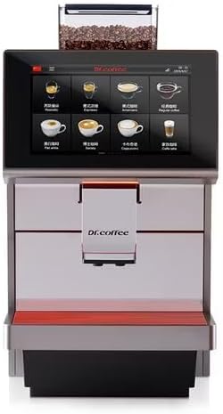M12 Commercial Bean to Cup Coffee Machine 2L Water Tank 1200g Bean Hopper 10.1” Touch Display Dual Pump Espresso Cappuccino Maker
