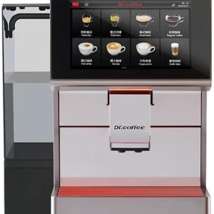 M12 Big Commercial Bean to Cup Coffee Machine |100 Cups Daily 2900W 10.1” Touch Display | 8L Water Tank, Dual Pump Espresso Maker for Café Office Hotel